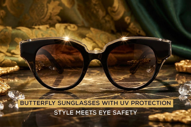 Butterfly Sunglasses with UV Protection | Stylish & Eye-Safe  display picture 1