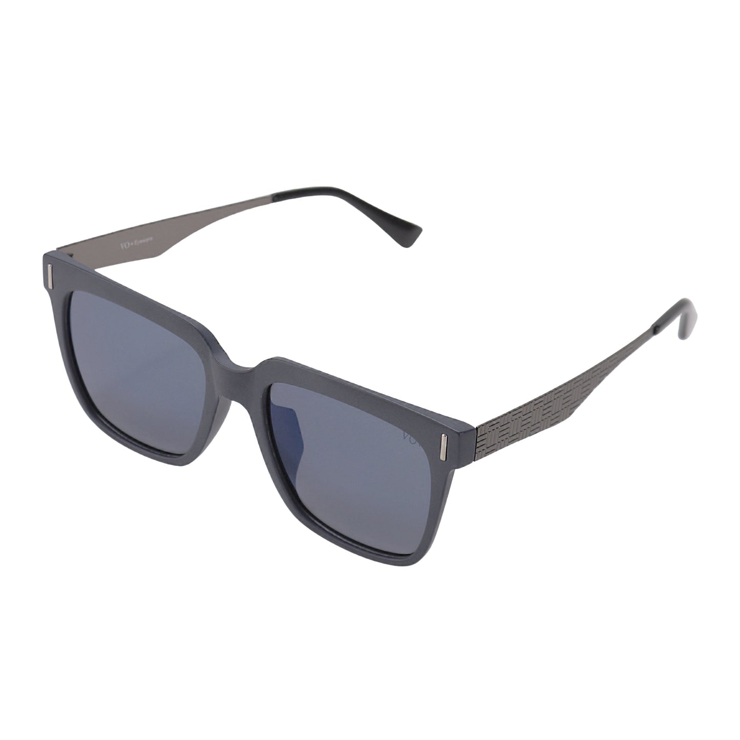 VO Square Blue Gradient Pattern Polarized Sunglasses