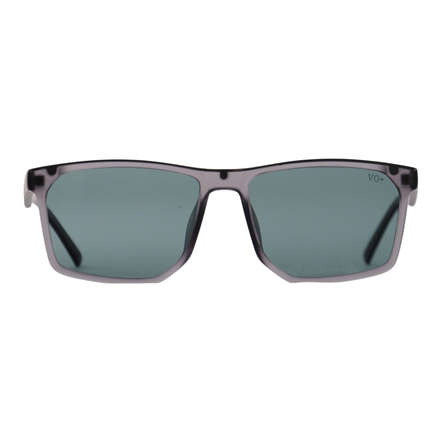 VO Rectangle Matte Grey UV Protected Sunglasses