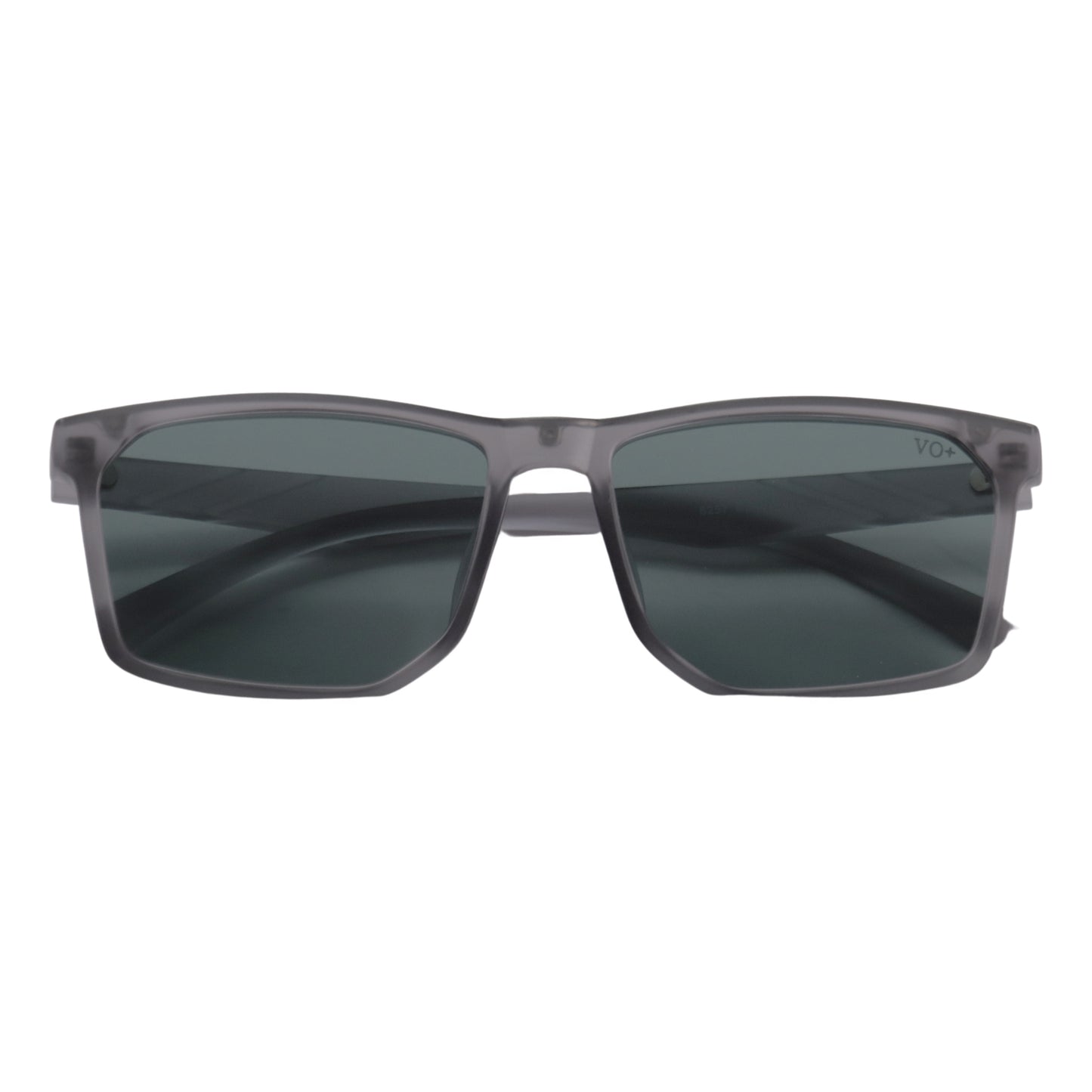 VO Rectangle Matte Grey UV Protected Sunglasses