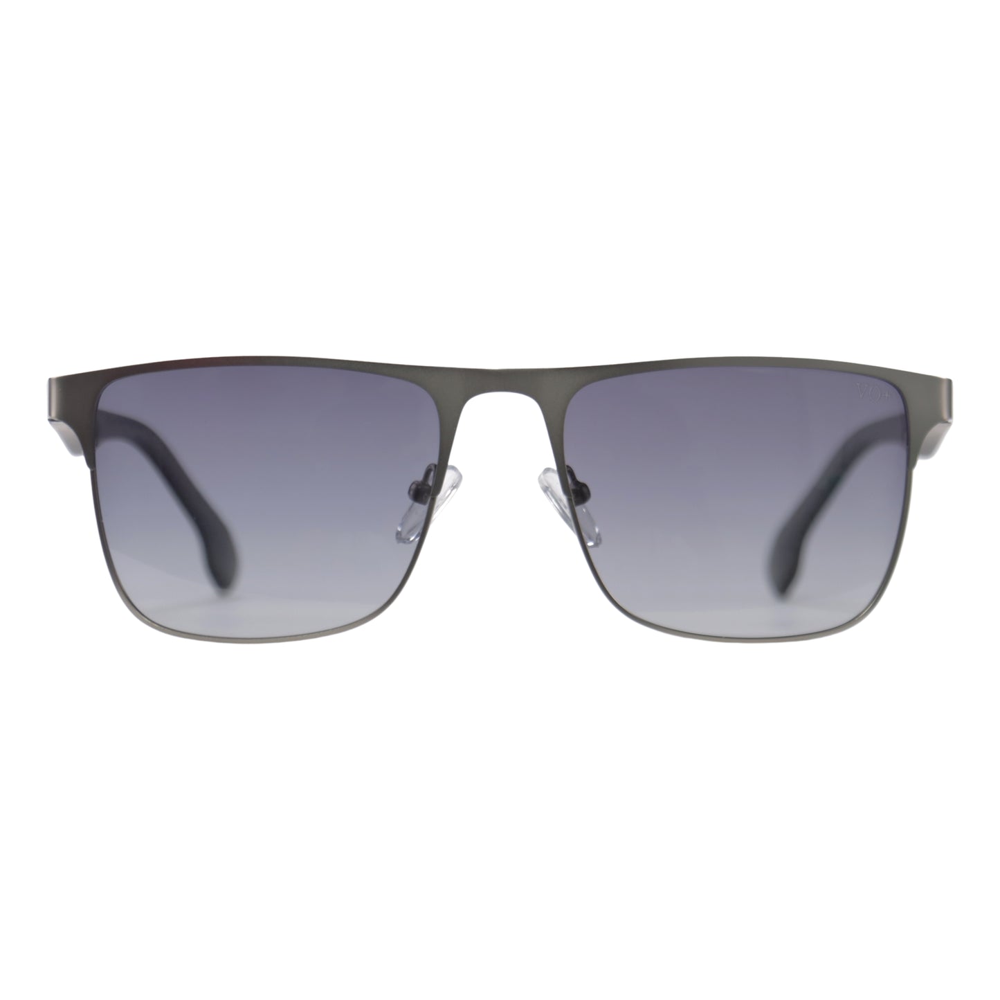 VO Rectangle Grey Metal UV Protected Sunglasses