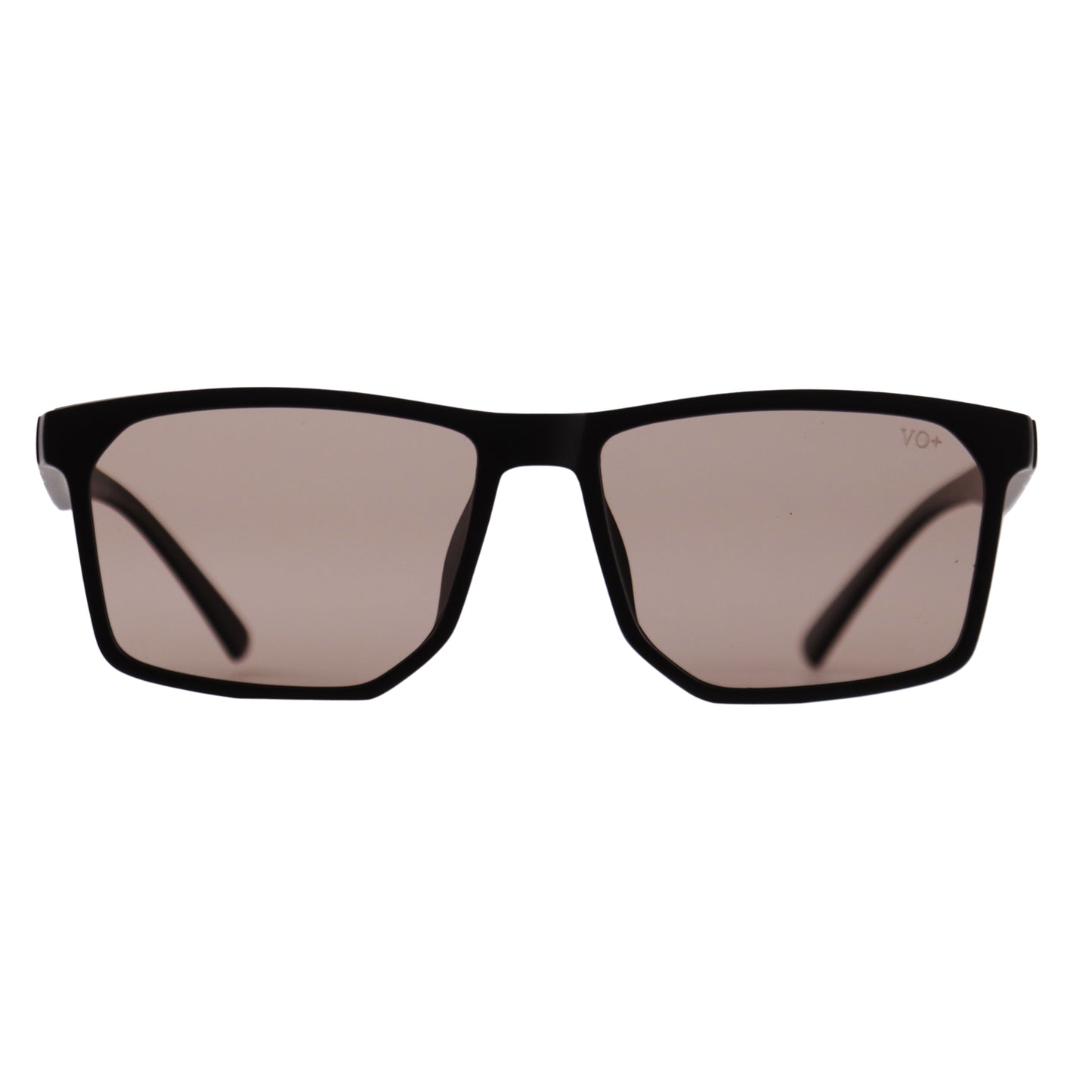 VO Rectangle Dark Brown Full Rim Unisex Sunglasses