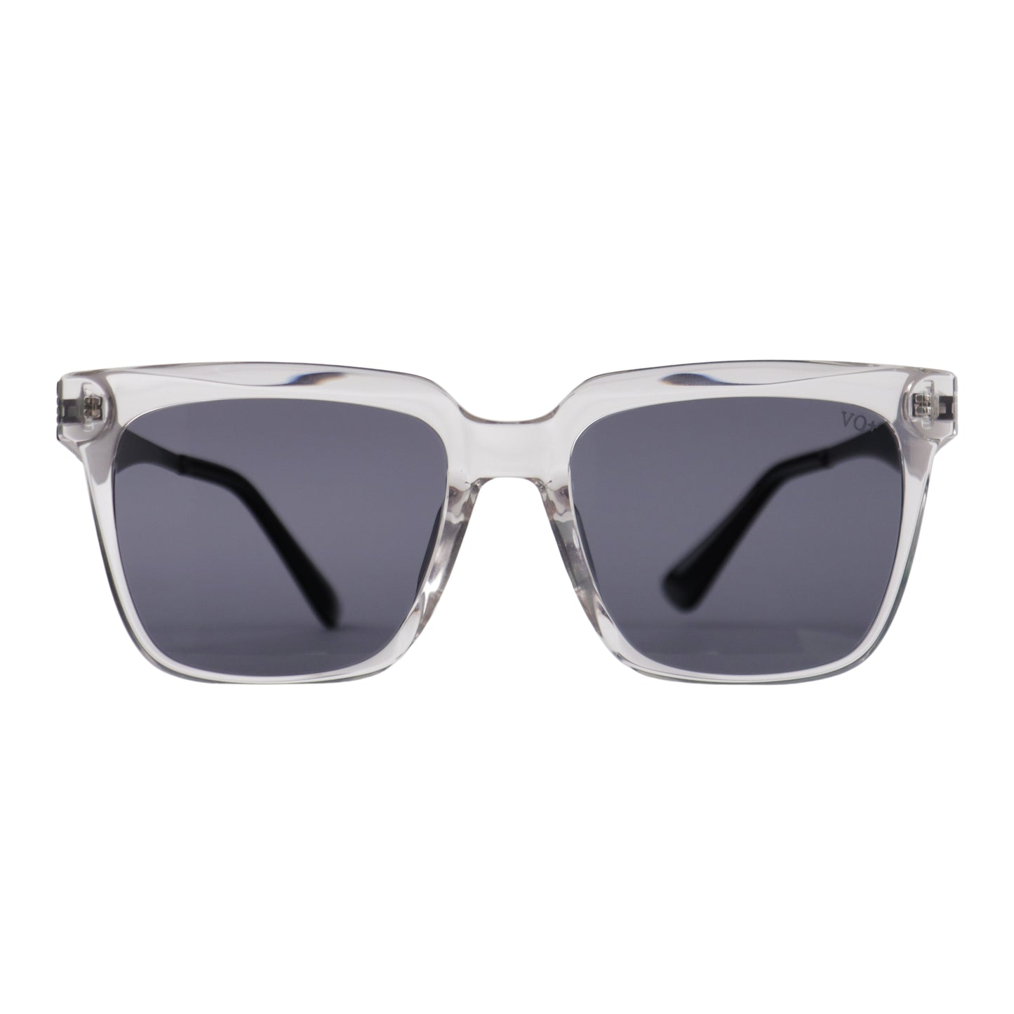 VO Square Silver Pattern Polarized Sunglasses