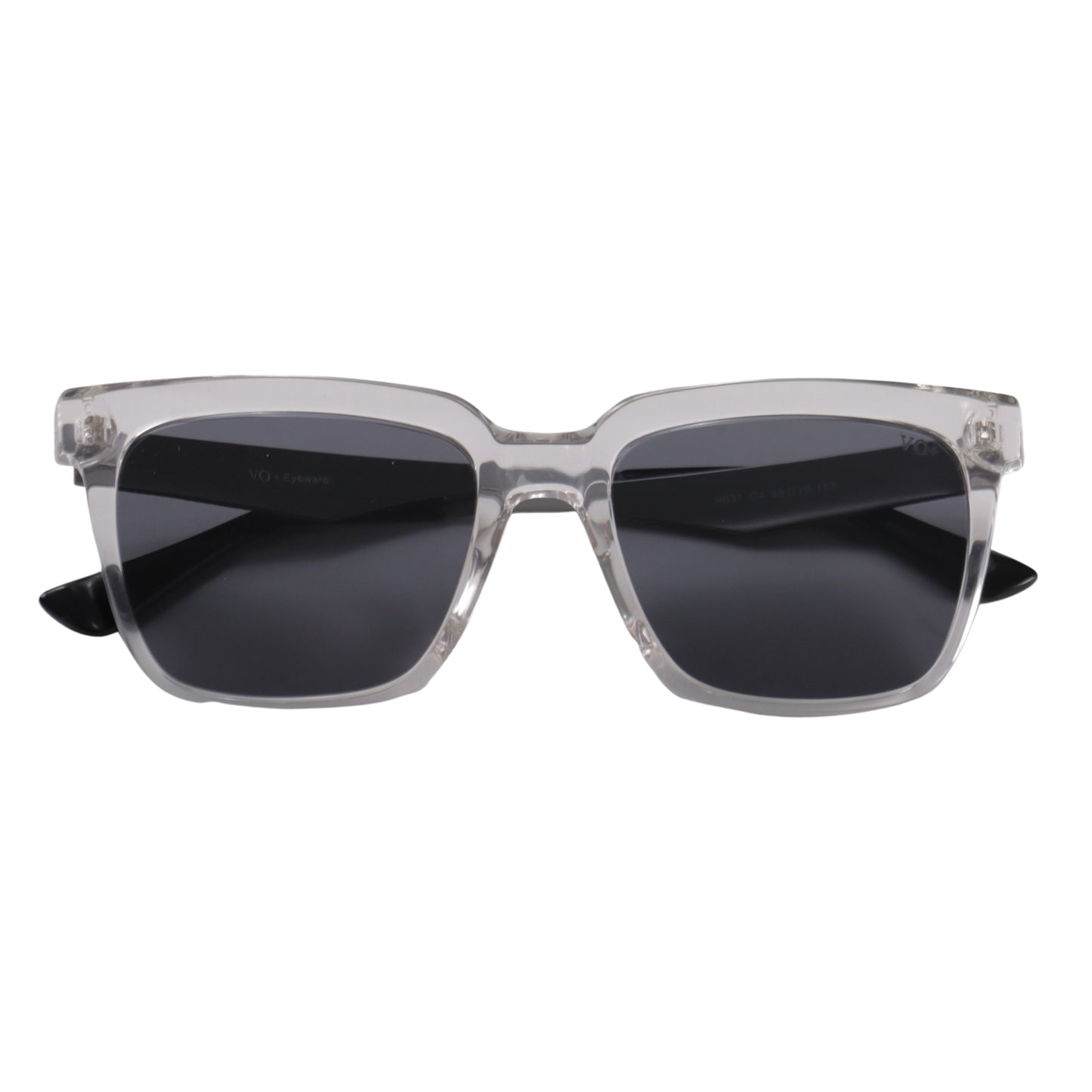 VO Square Silver Pattern Polarized Sunglasses