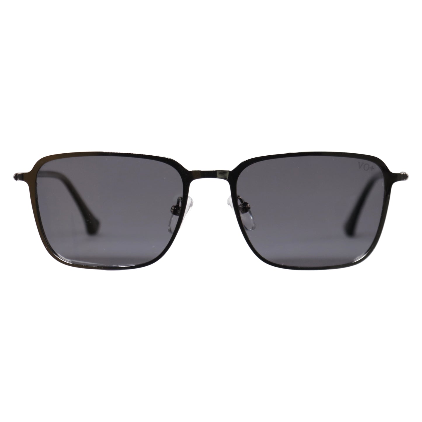 VO Rectangle Black Metal UV Protected Sunglasses