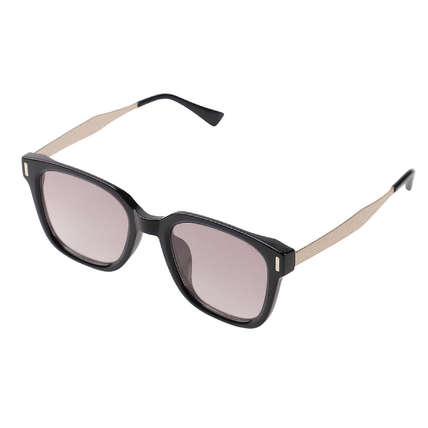 VO Square Black - Brown UV Protected  Sunglasses