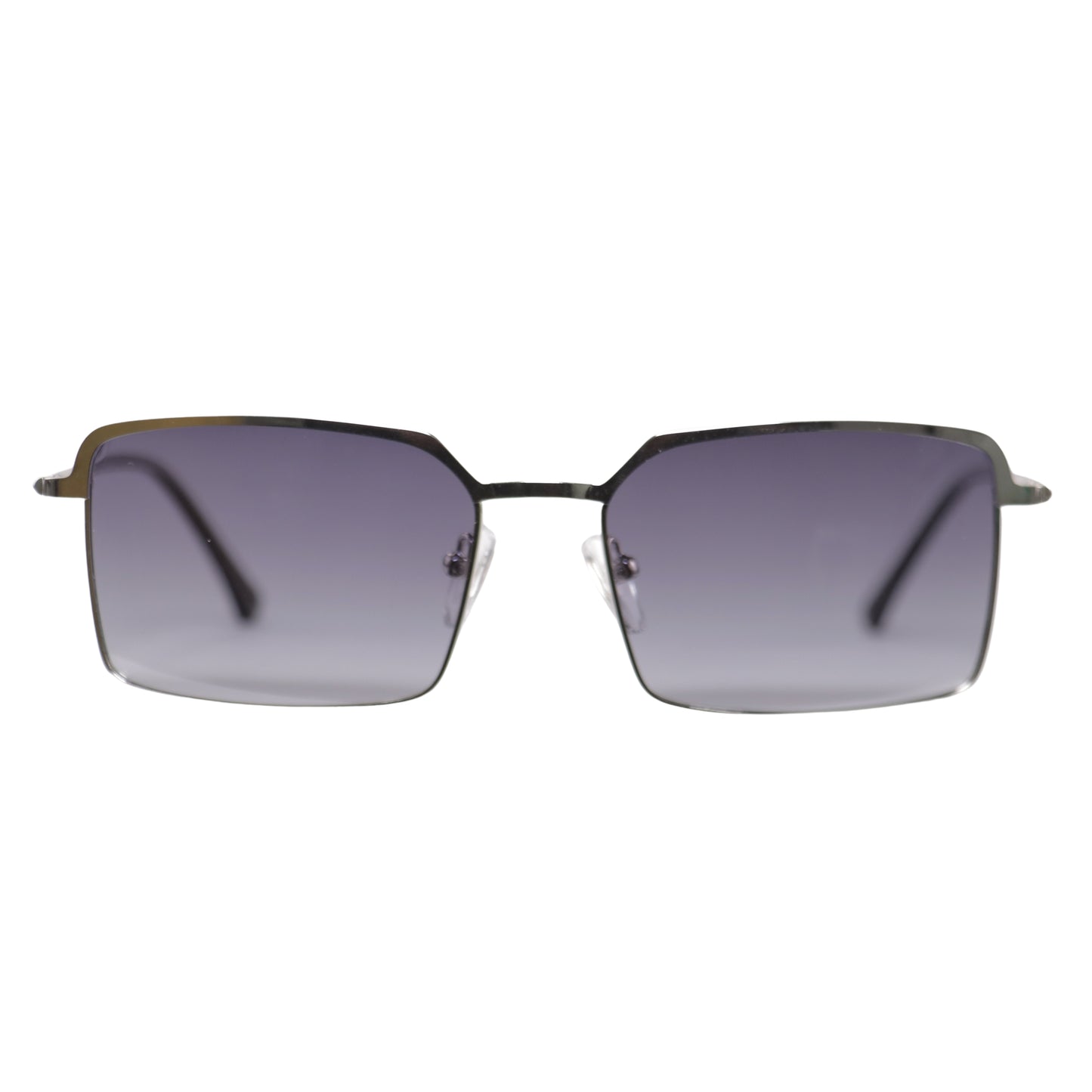 VO Rectangle Purple Metal Polarized Sunglasses