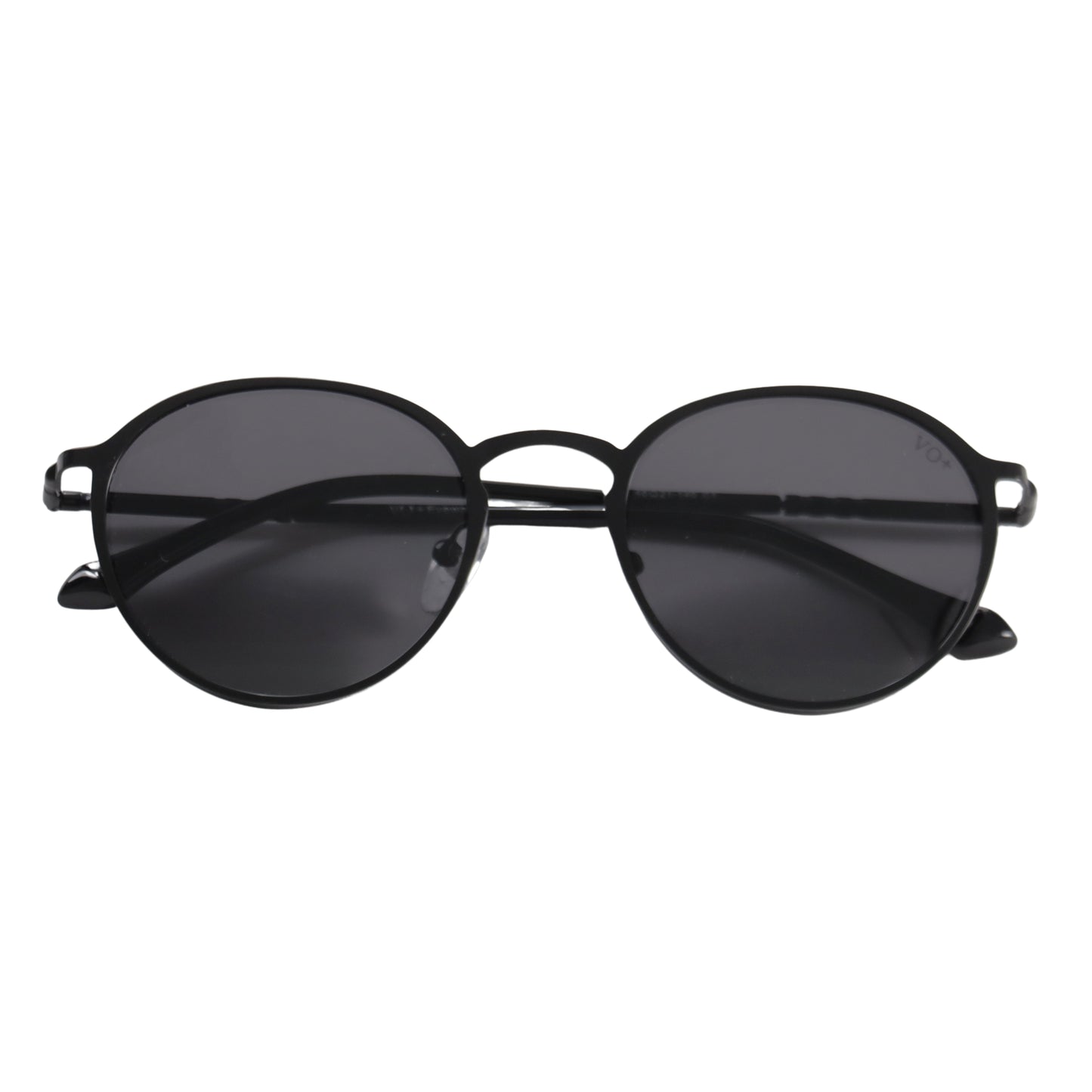 VO Round Black Unisex UV Protected Sunglasses