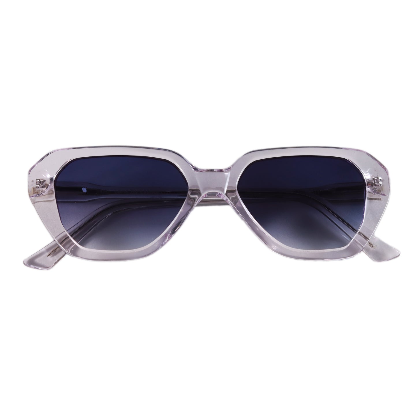 VO Hexagon Navy Blue Gradient Acetate Sunglasses