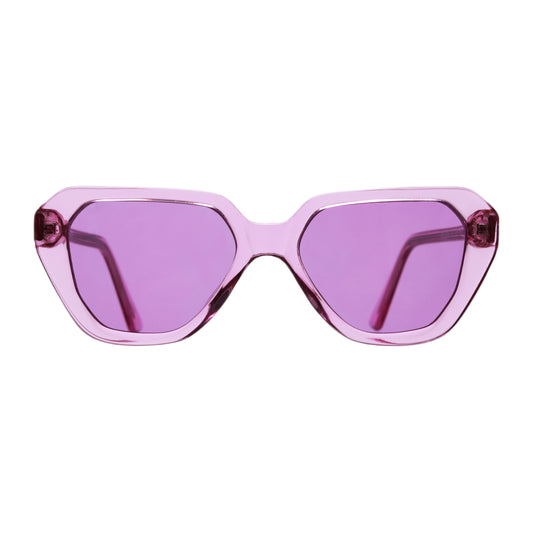 VO Hexagon Pink Acetate Sunglasses