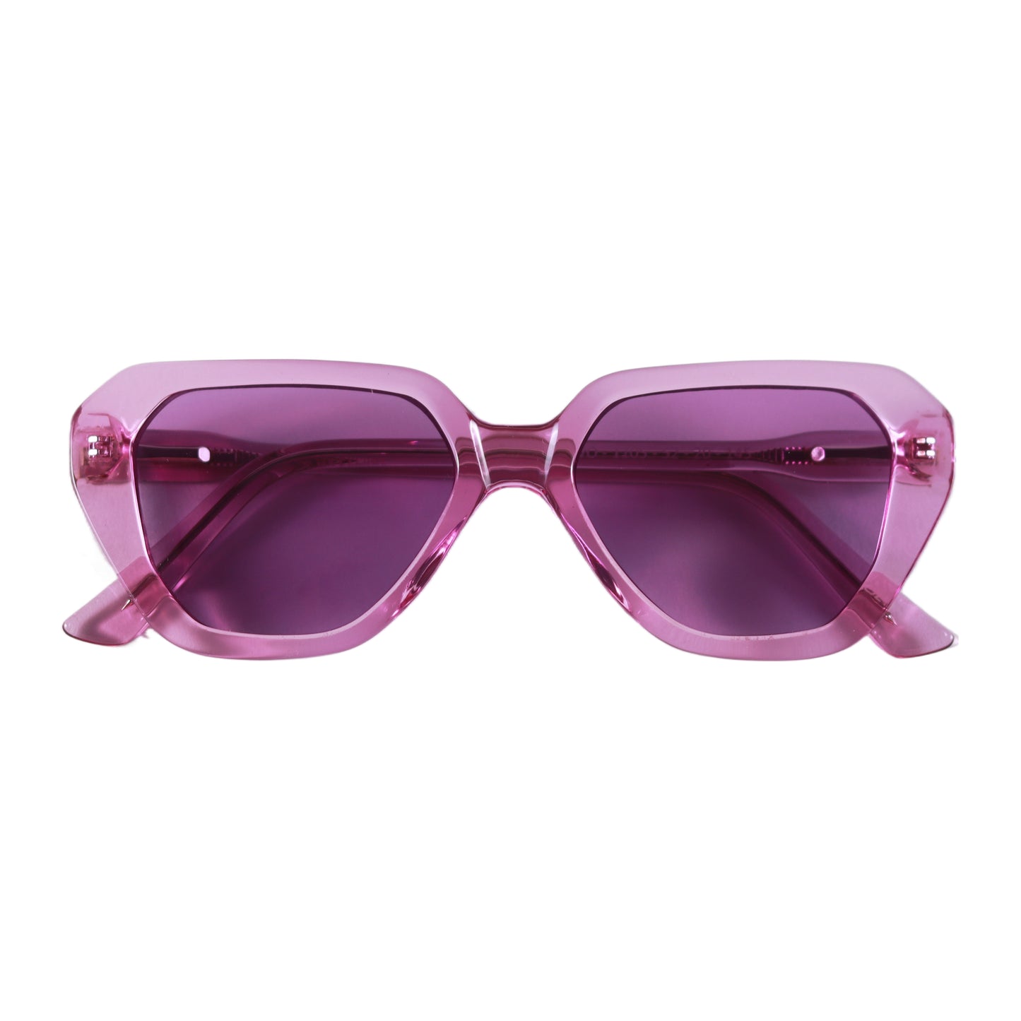 VO Hexagon Pink Acetate Sunglasses