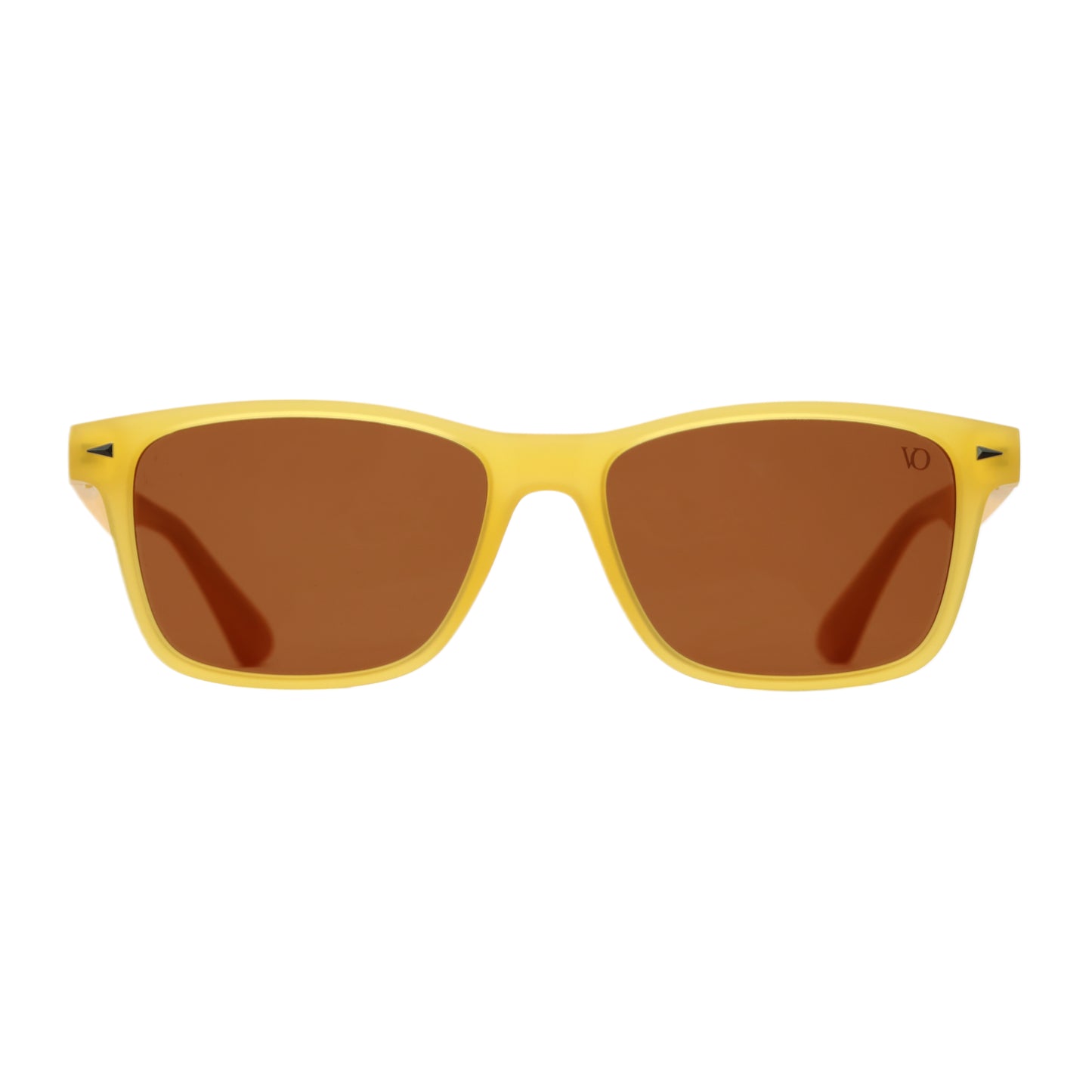 VO Rectangle Yellow Full Rim Polarized Sunglasses