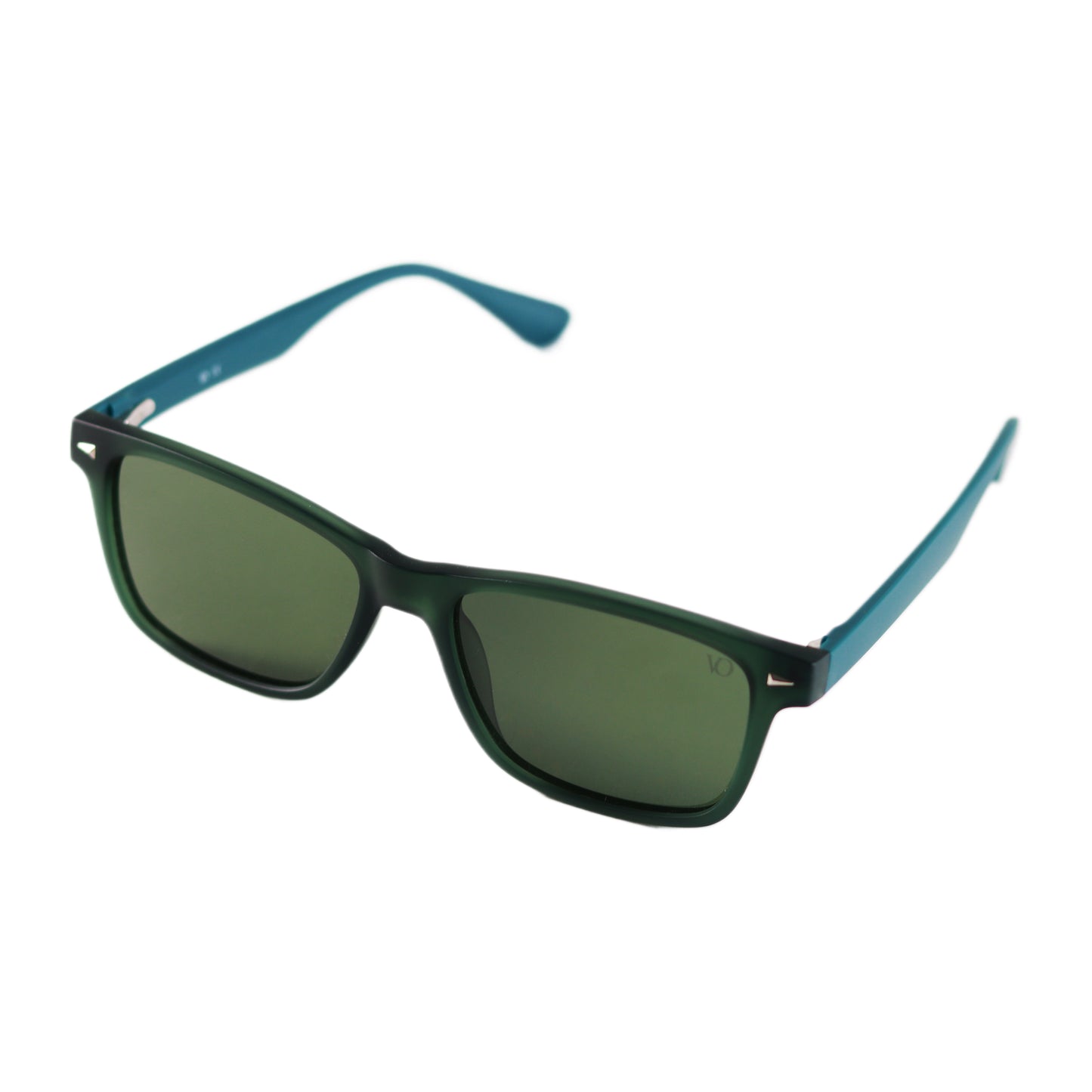 VO Rectangle Green - Blue Unisex Polarized Sunglasses