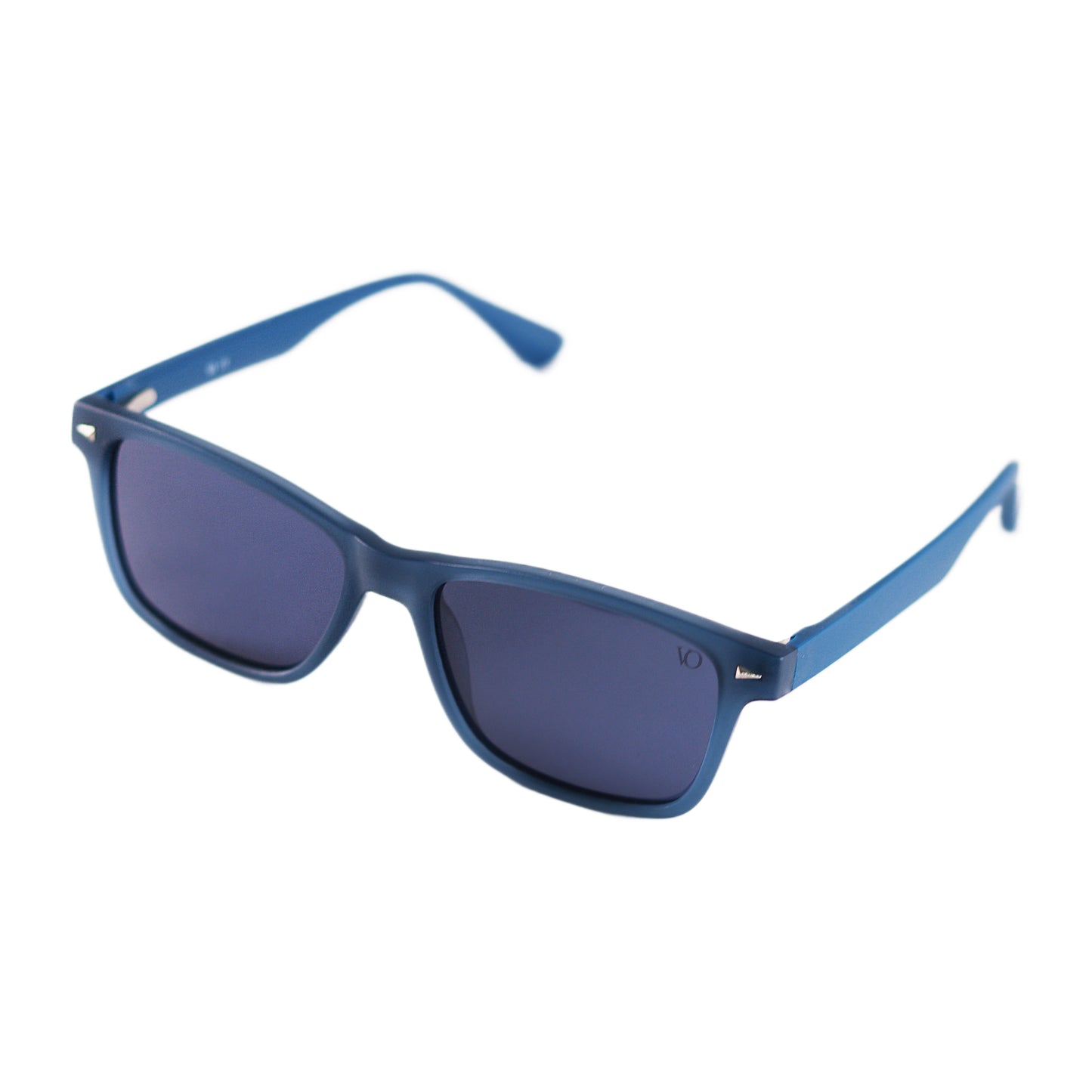 VO Rectangle Classic Blue Unisex Polarized Sunglasses