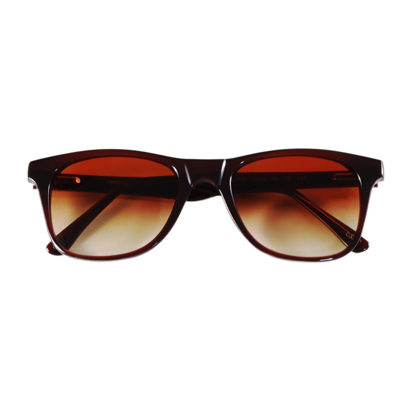 VO Wayfarer Gradient Brown Unisex Sunglasses