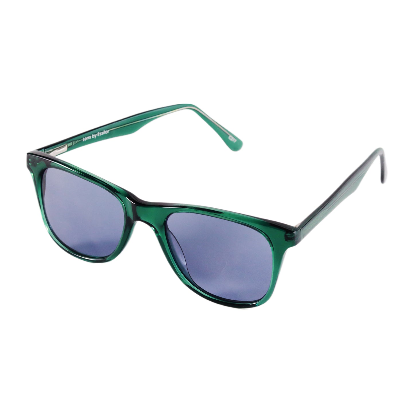 VO Wayfarer Transparent Green Full Rim Sunglasses