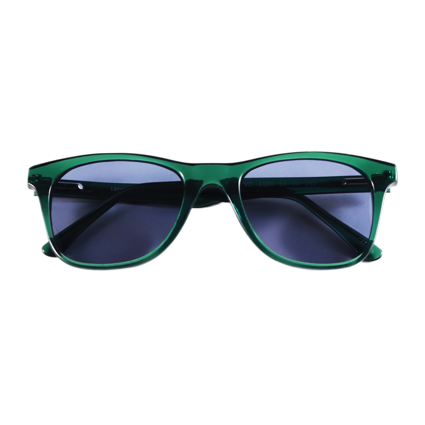 VO Wayfarer Transparent Green Full Rim Sunglasses