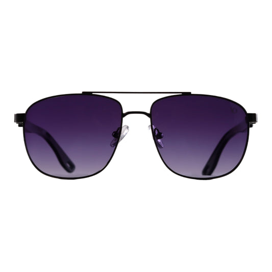 VO Hexagon Purple Unisex Polarized Sunglasses  Sunglasses