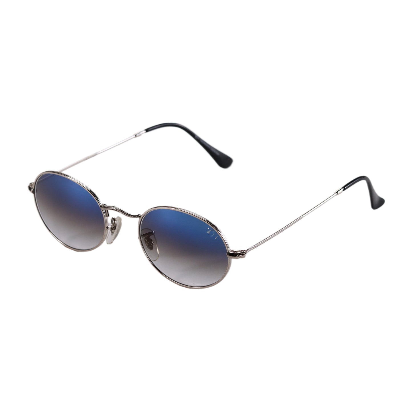 VO Oval Silver Toned Unisex Sunglasses