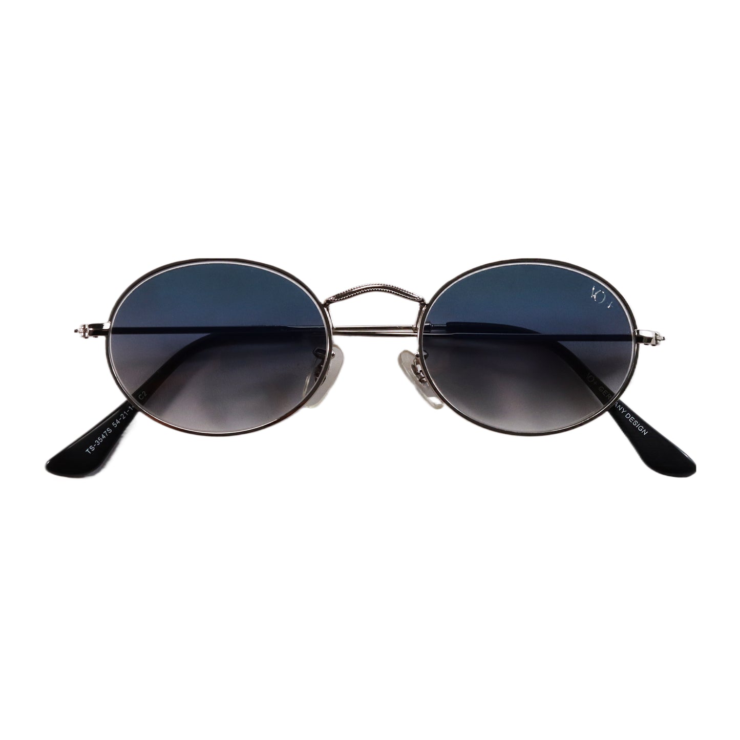 VO Oval Silver Toned Unisex Sunglasses