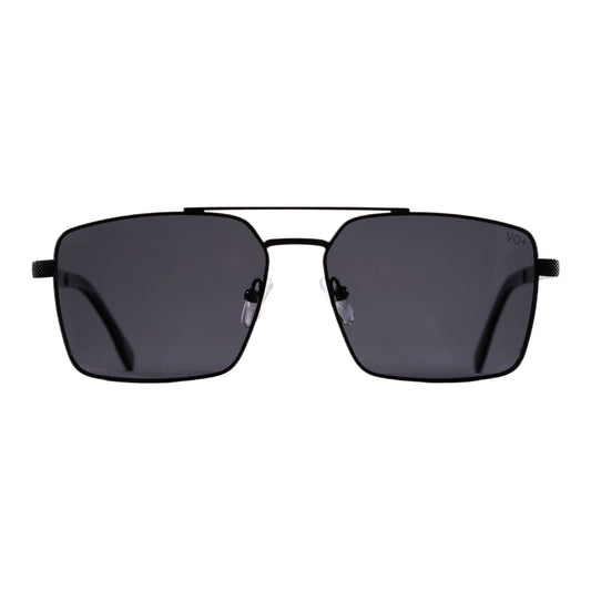 VO Hexagon Black Metal UV Protected Unisex Sunglasses