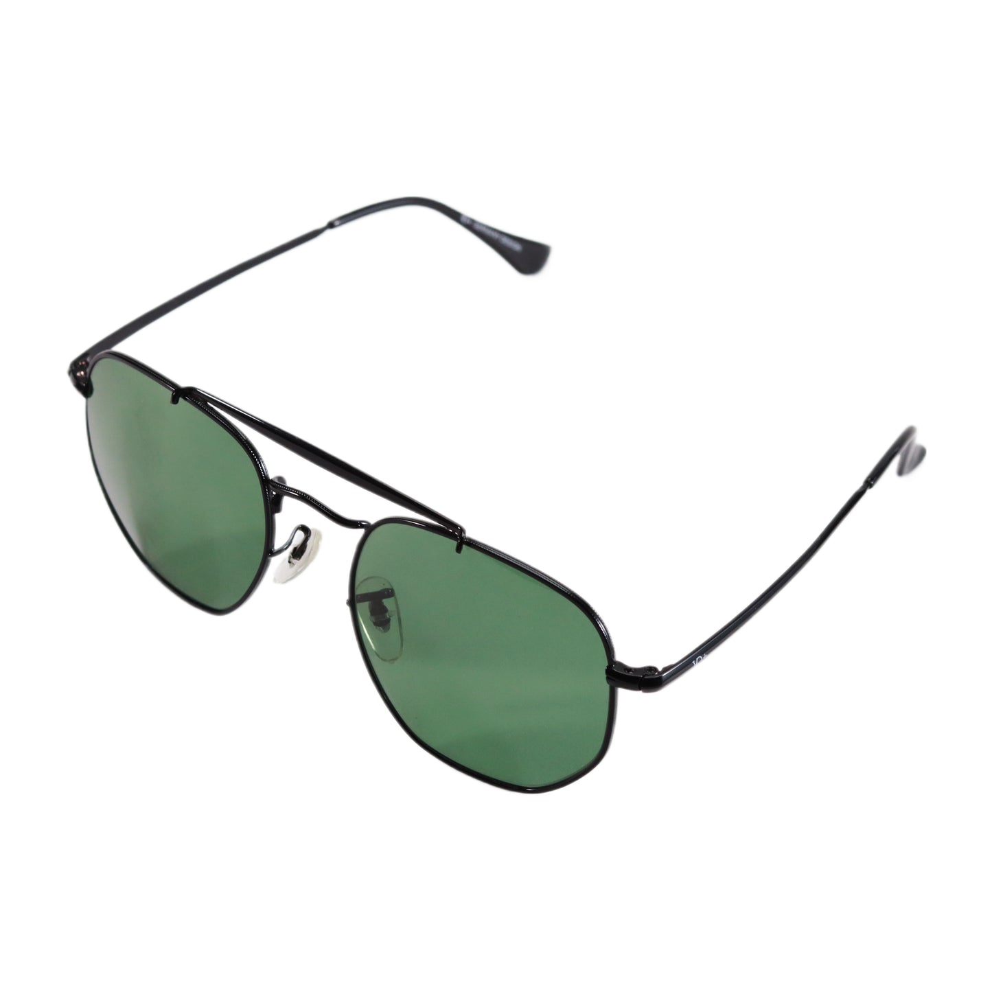 VO Hexagon Green Metal Polarized Unisex Sunglasses