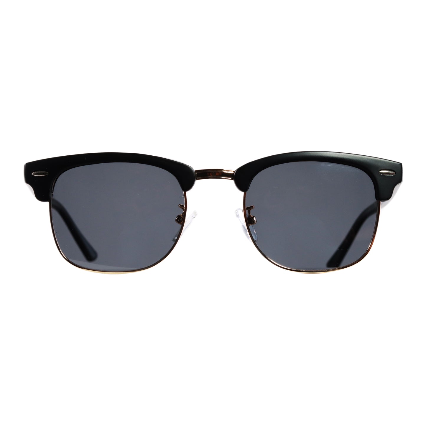 VO Clubmaster Black Unisex Polarized Sunglasses