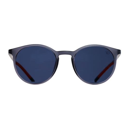 VO Round Matte Blue Unisex Sunglasses