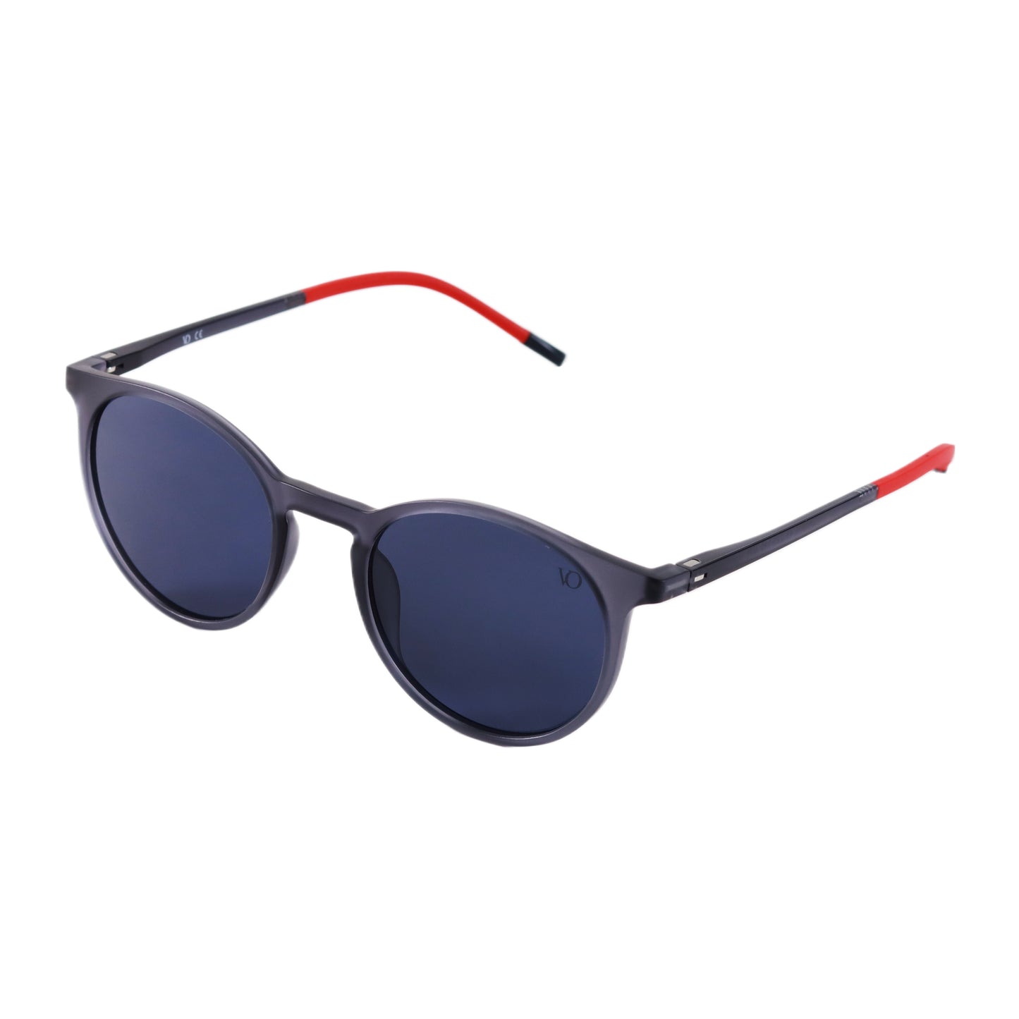 VO Round Matte Blue Unisex Sunglasses