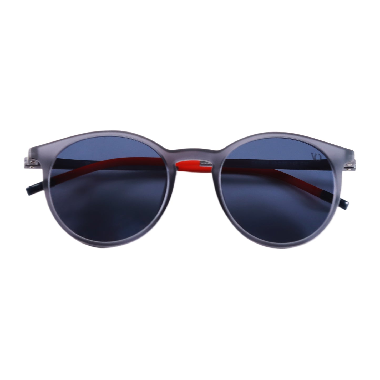 VO Round Matte Blue Unisex Sunglasses