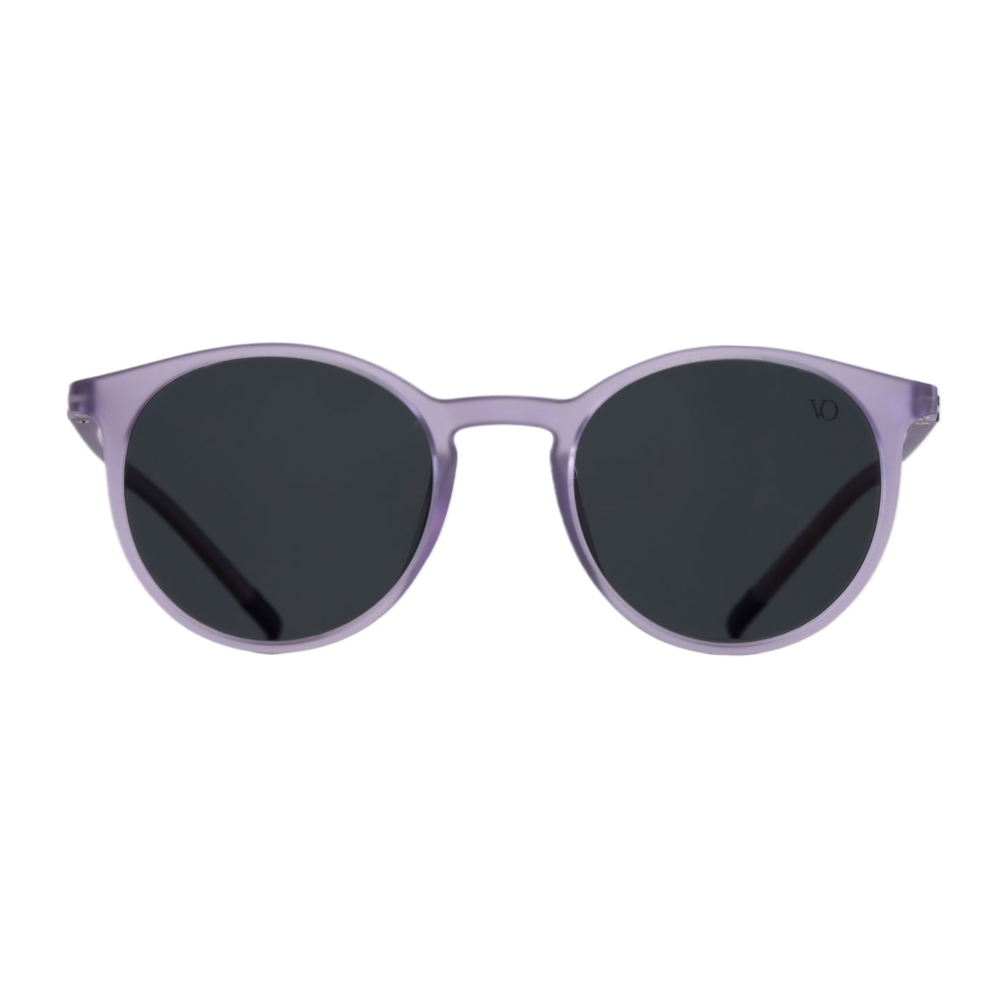 VO Round Retro Purple Polarized Sunglasses