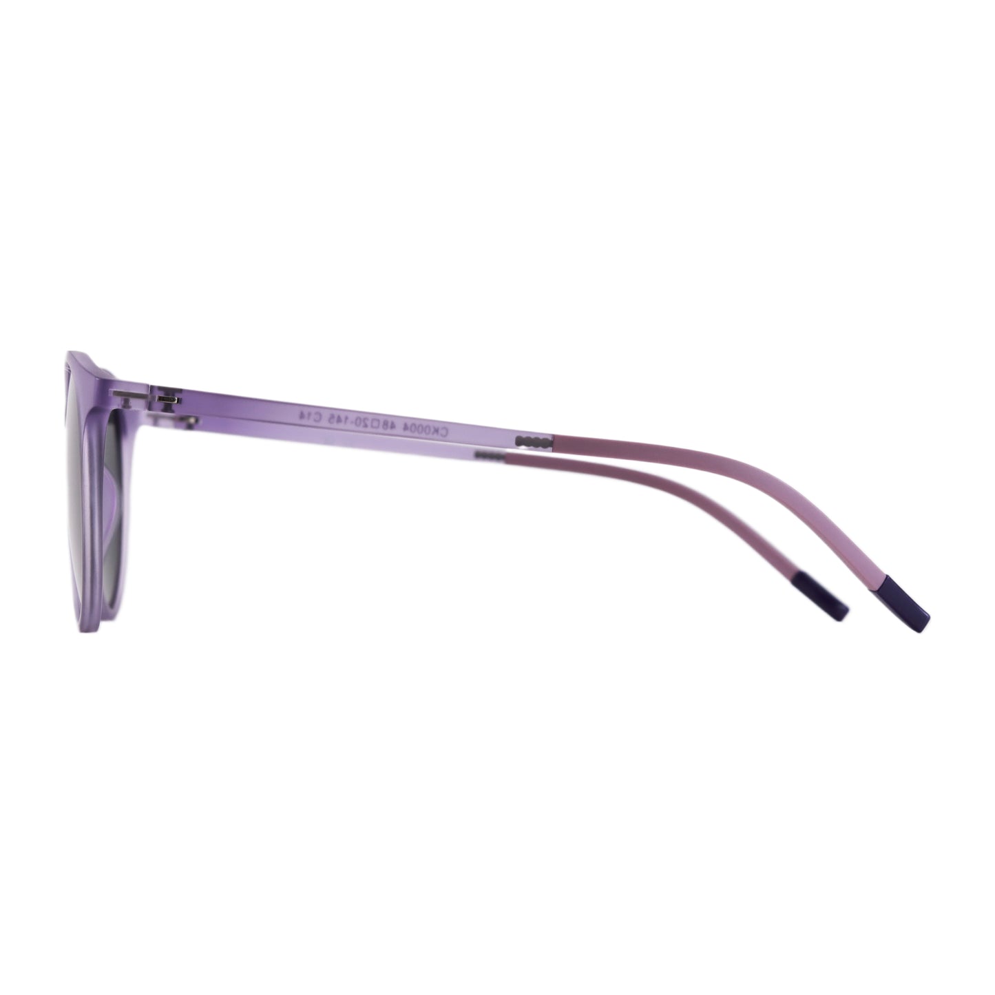 VO Round Retro Purple Polarized Sunglasses