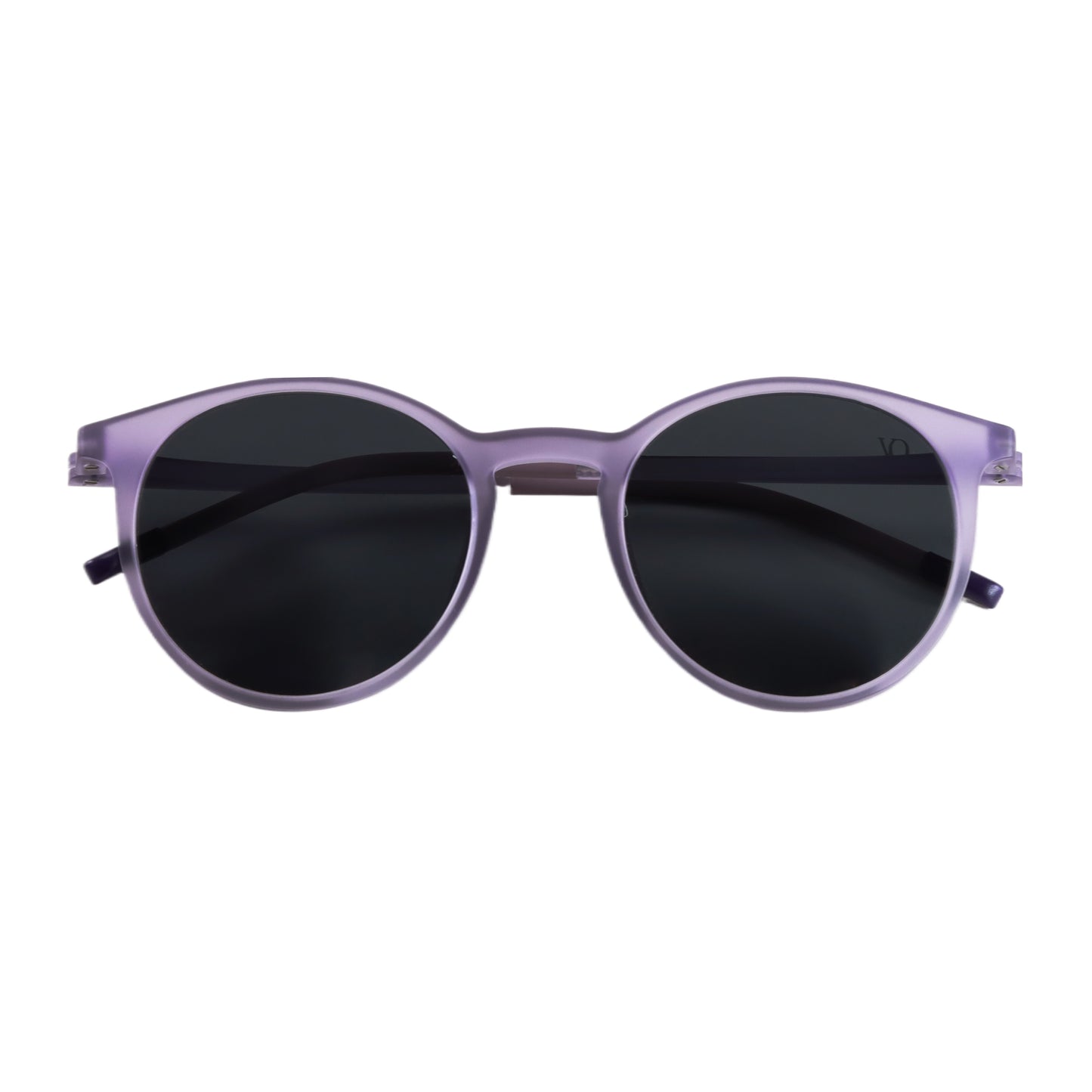 VO Round Retro Purple Polarized Sunglasses