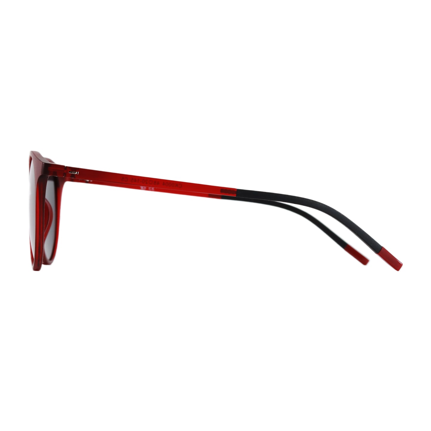 VO Round Classic Red Unisex Sunglasses