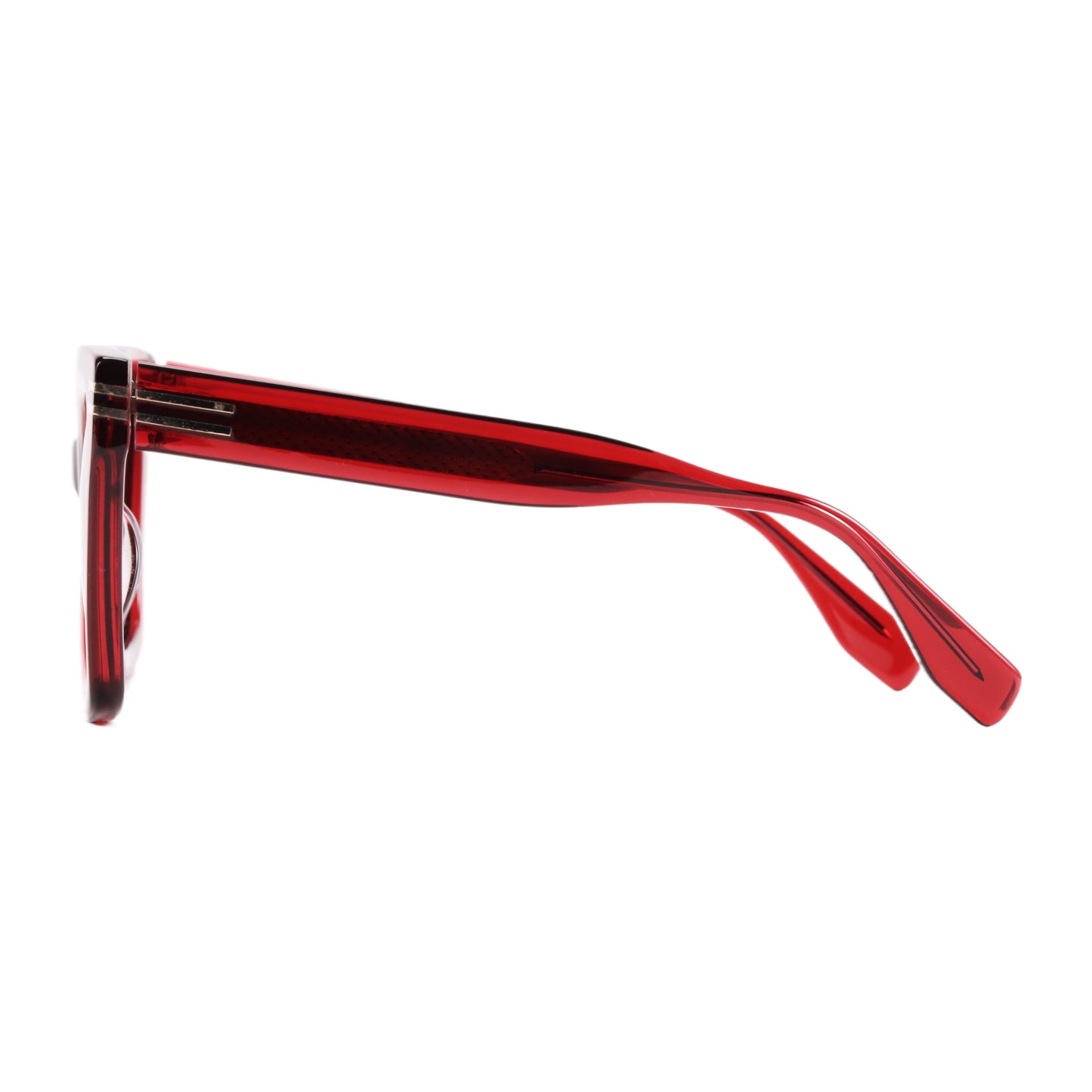 VO Butterfly Red Acetate Sunglasses