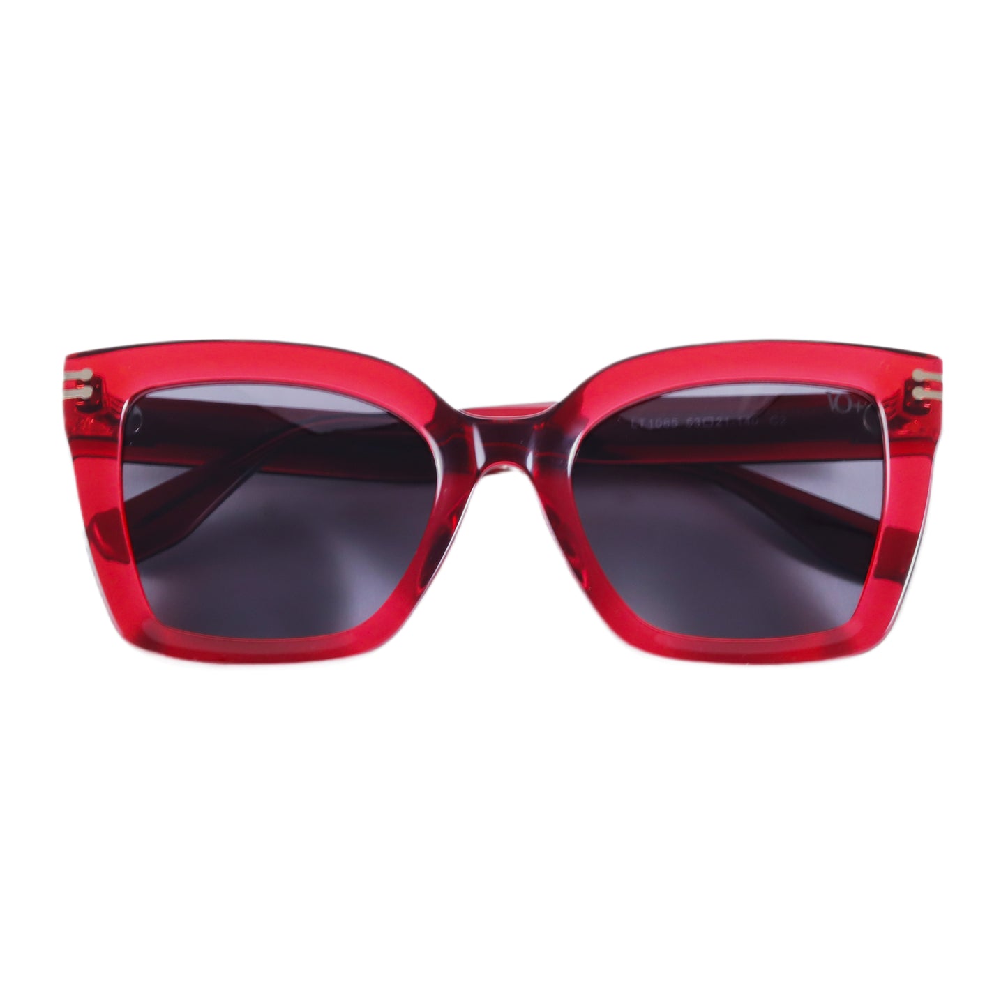 VO Butterfly Red Acetate Sunglasses