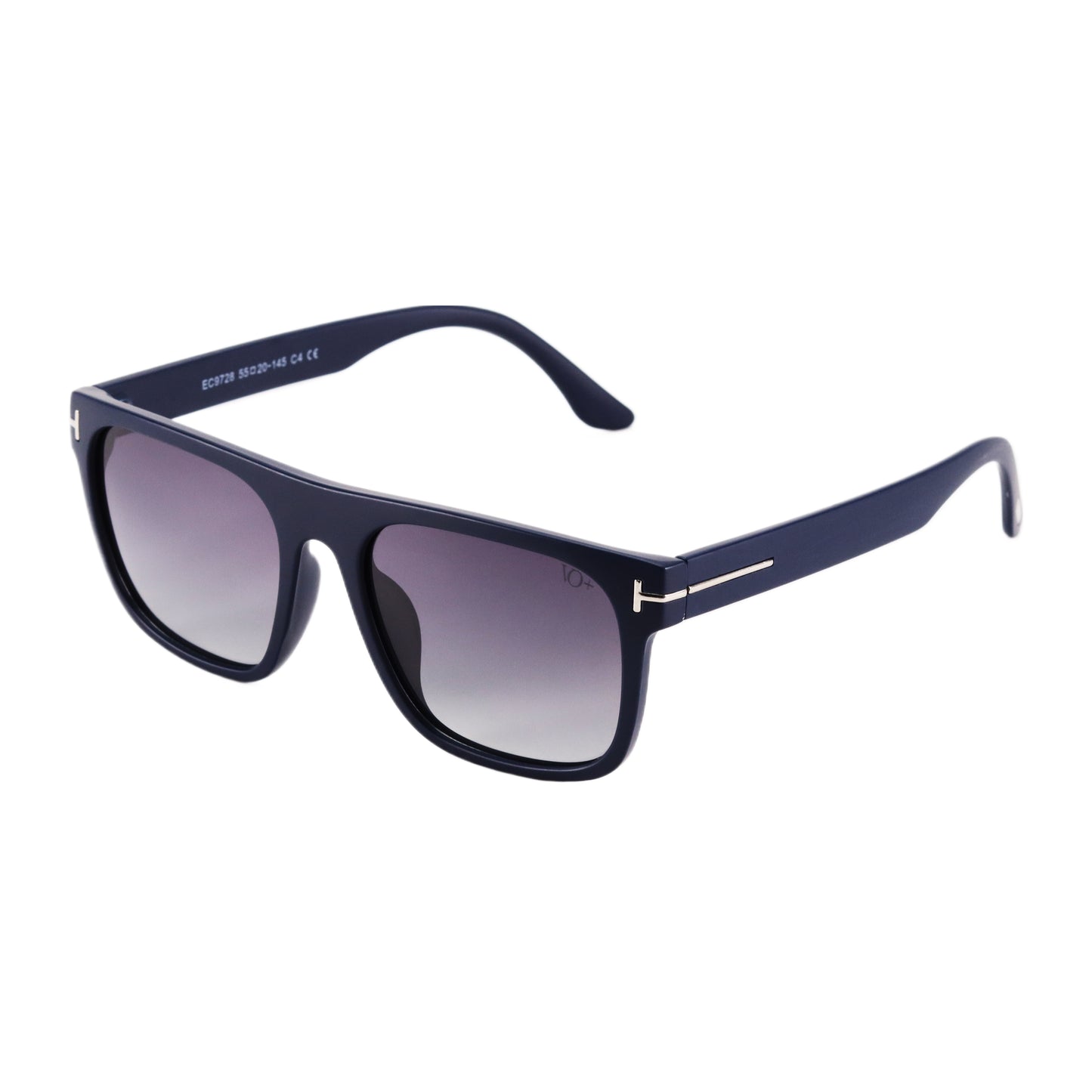 VO Square Navy Blue Unisex Polarized Sunglasses