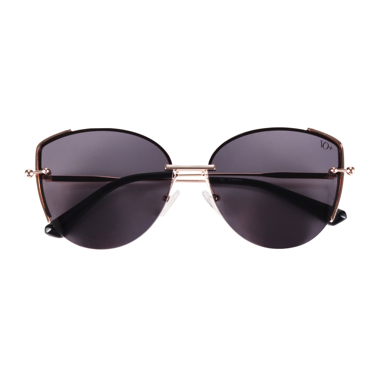 VO Butterfly Rose Gold Metal Sunglasses