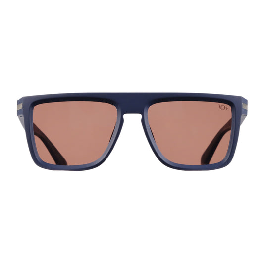 VO Rectangle Navy Blue UV Protected Sunglasses