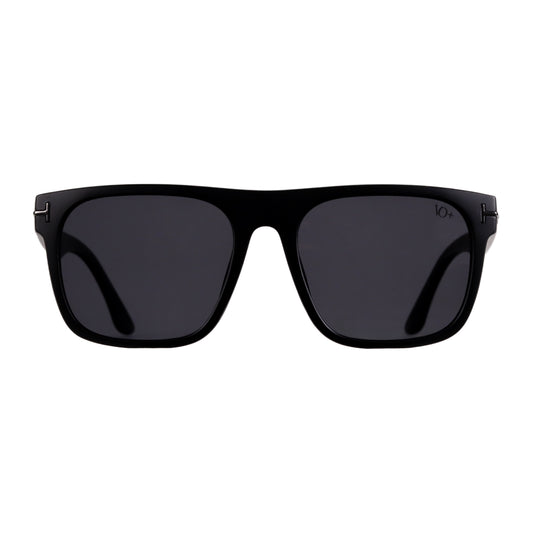 VO Square Classic Black Unisex Polarized Sunglasses