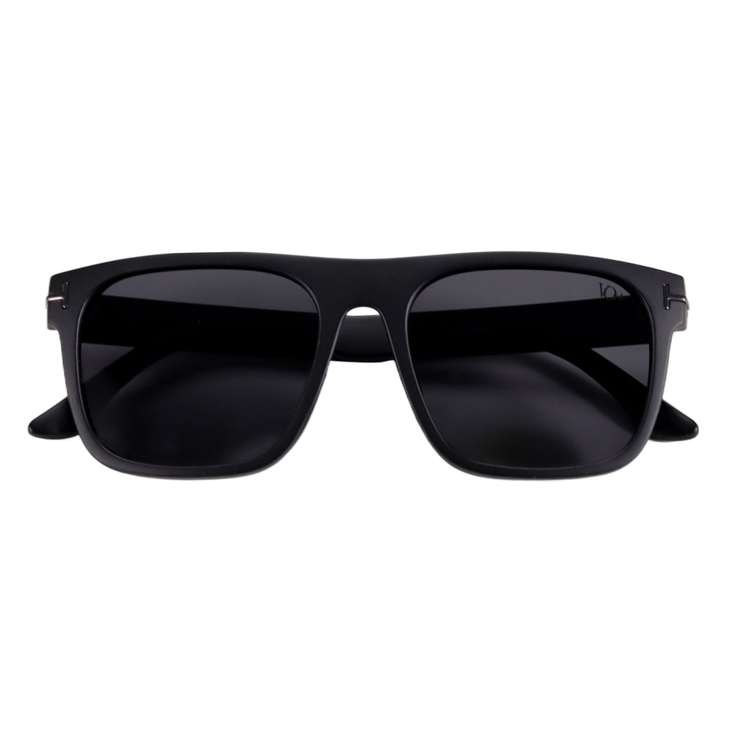 VO Square Classic Black Unisex Polarized Sunglasses