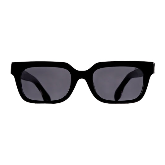 VO Rectangle Black Metal Polarized Sunglasses