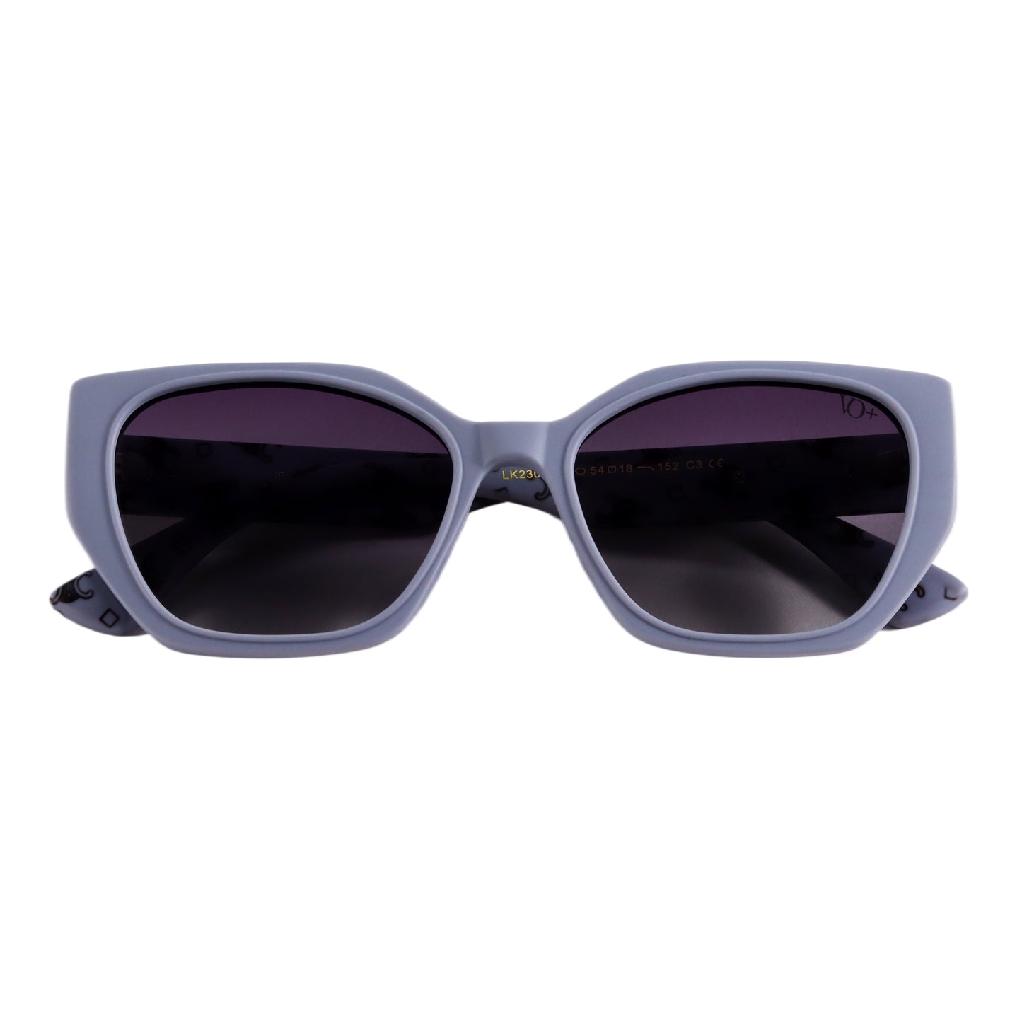 VO Hexagon Lavender Gradient Patterned Sunglasses