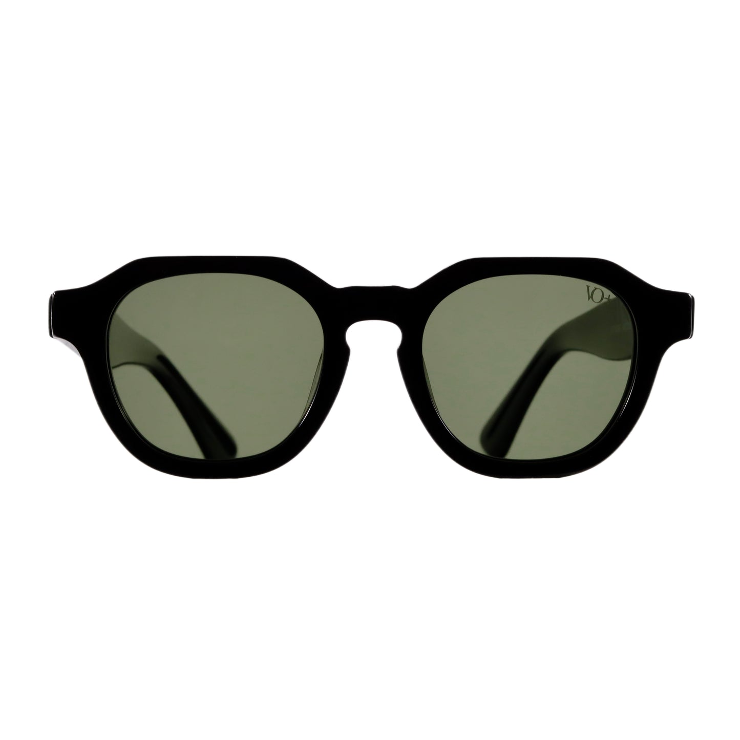 VO Square Matte Black UV Protected Unisex Sunglasses