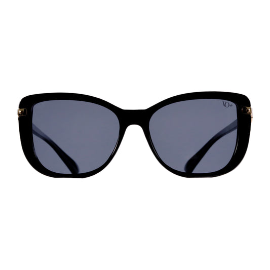 VO Butterfly Luxe Black UV Protected Sunglasses