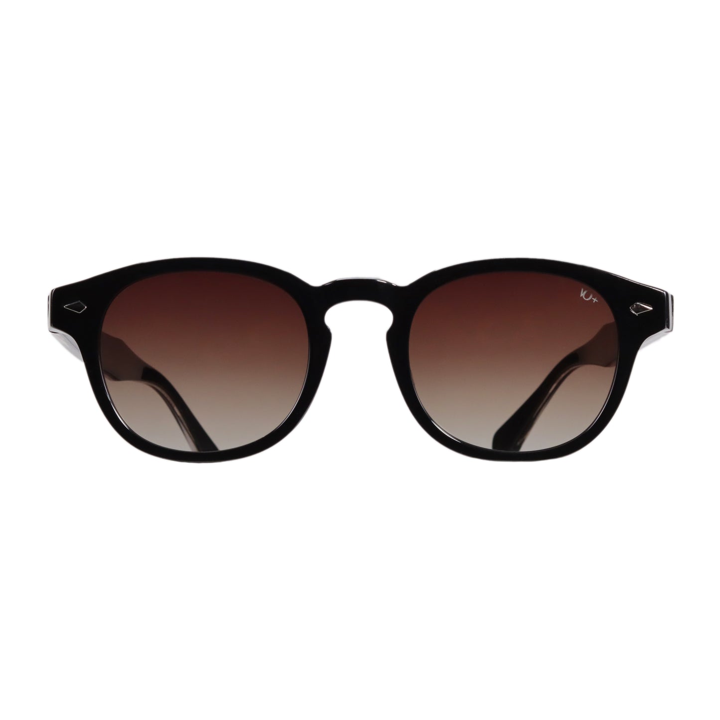 VO Round Brown Gradient Unisex Sunglasses