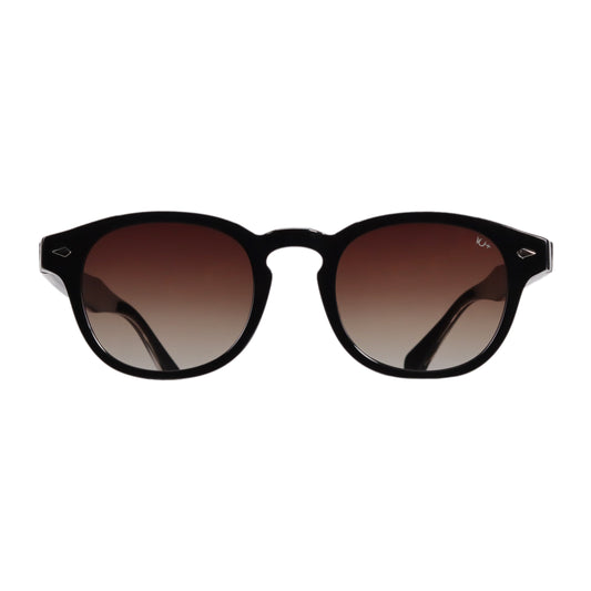 VO Round Brown Gradient Unisex Sunglasses