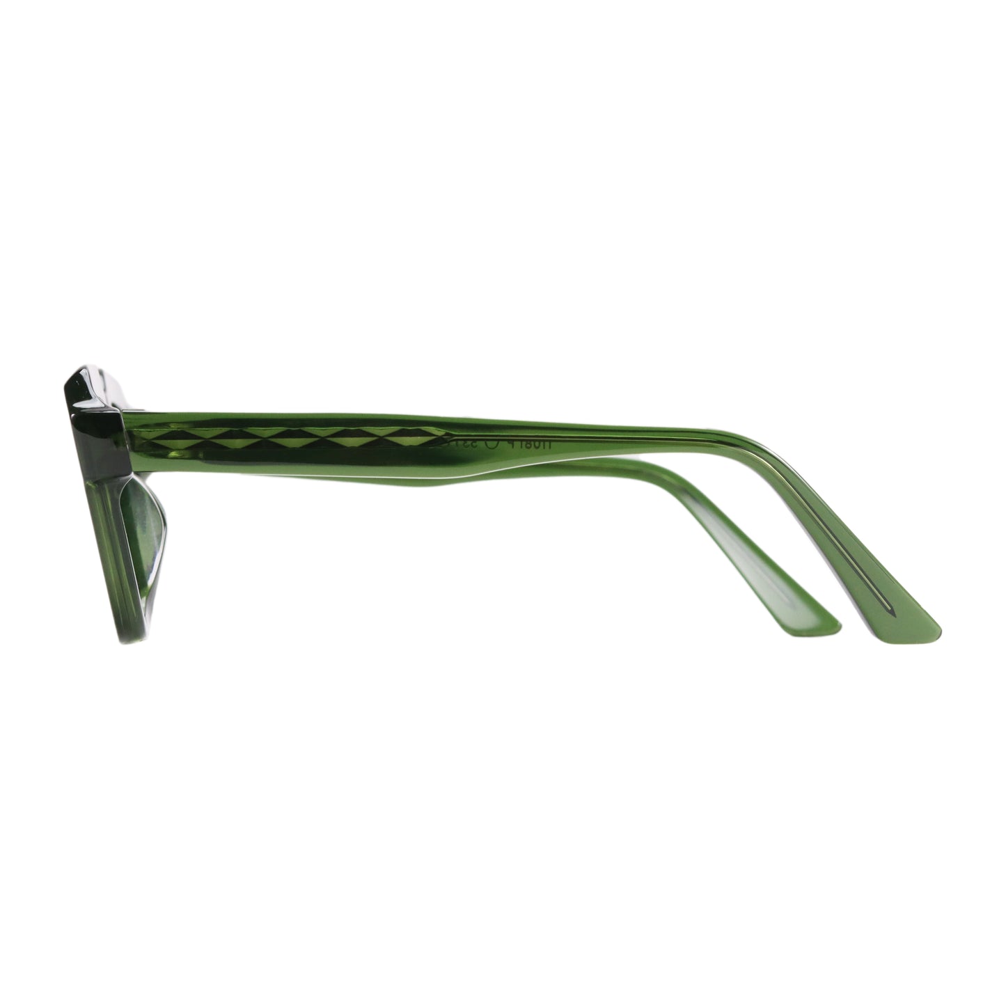 VO Rectangle Green Acetate UV Protected Sunglasses