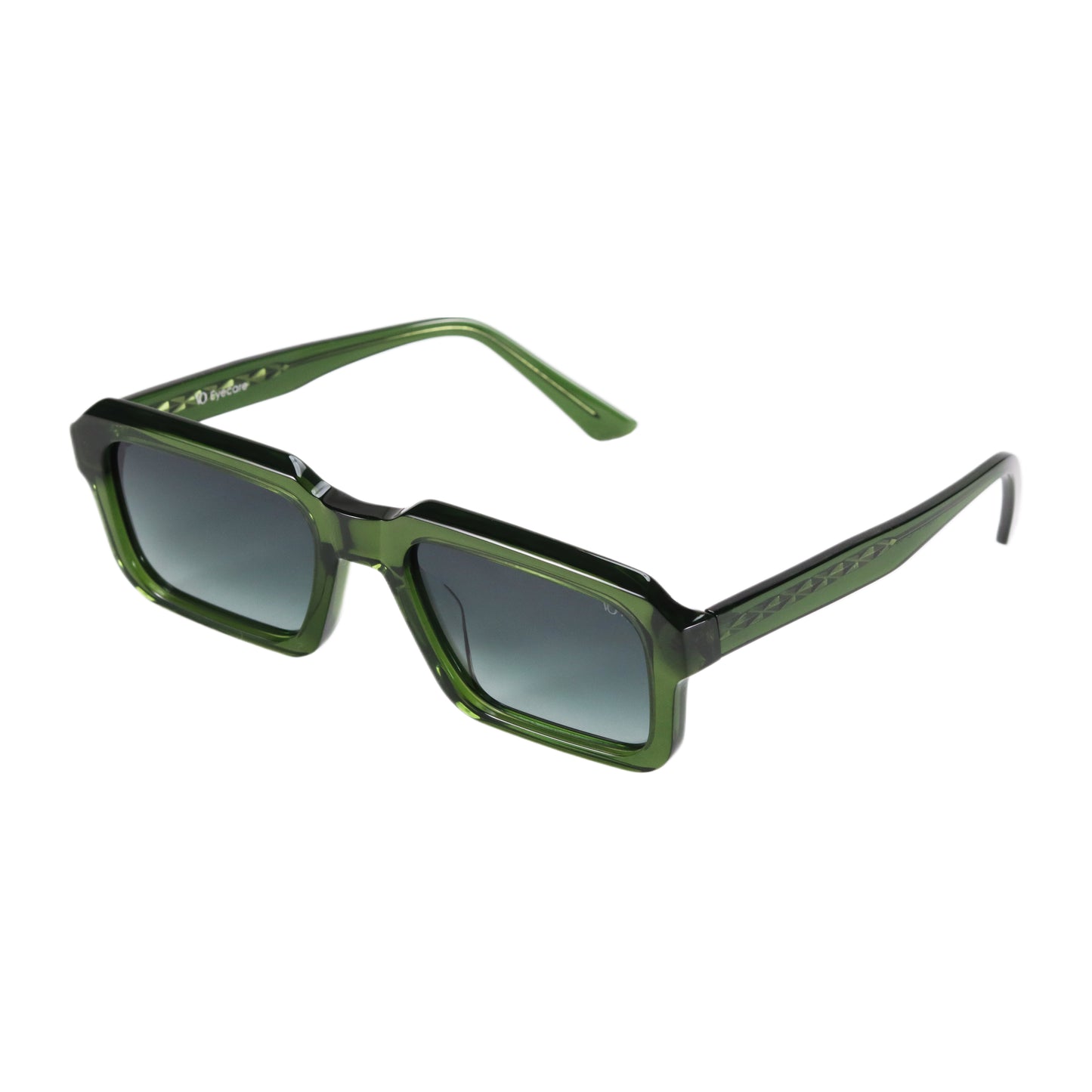 VO Rectangle Green Acetate UV Protected Sunglasses