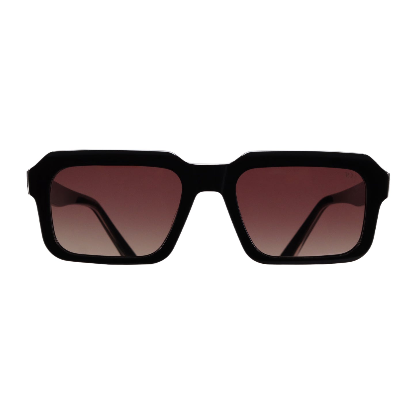 VO Rectangle Brown Gradient Full Rim Sunglasses